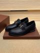 Hermes Black Calfskin Leather Man Shoes 061001 (6)_th.jpg